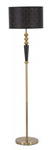 Lampadar Glam Cone Negru / Auriu