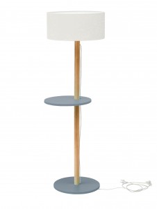 Lampadar Lamp Ufo White / Dark Grey