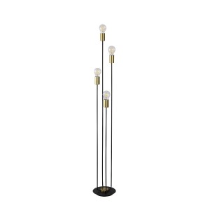 Lampadar Lanny 4561 Negru / Auriu