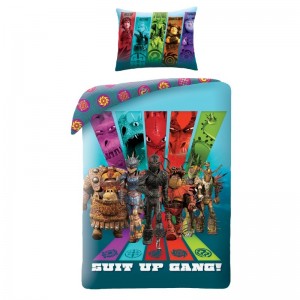 Lenjerie de pat copii Cotton How to train your Dragon HTTD-603BL