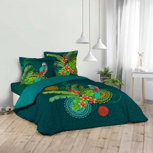 Lenjerie de pat din bumbac, Calatea Multicolor, 240 x 260 cm