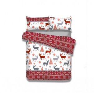 Lenjerie de pat din flanel Snuggy Winter Extrav Multicolour