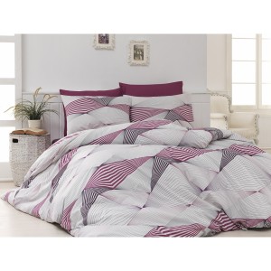 Lenjerie de pat Ranforce Break V3 Red