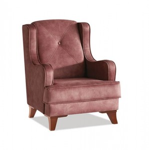 Fotoliu fix tapitat cu stofa Lima Light Brown K4, l87xA78xH97 cm