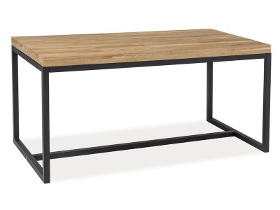 Masa din lemn si metal Lorant B, L110xl60xh54 cm