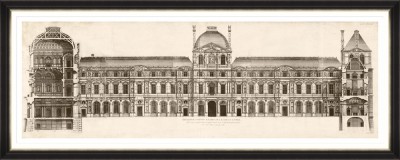 Tablou Framed Art Louvre Elevation 1756