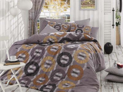 Lenjerie de pat Ranforce Luis V4 Grey