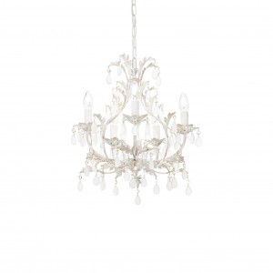 Lustra Cascina SP5 Alb Antichizat