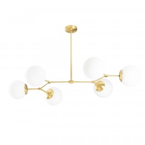 Lustra Damar 6322 Alb / Auriu