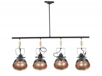 Lustra din metal Cups Negru