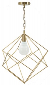 Lustra din metal Simple Gold