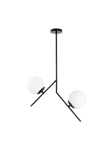 Lustra Dolunay 144-AV Negru / Alb