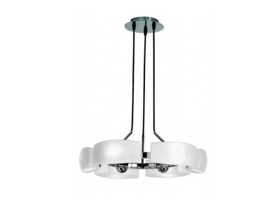 Lustra Fiona 8 Alb / Crom, AZ0154