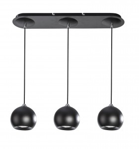 Lustra Gulia 3 Negru, AZ0743