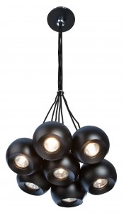 Lustra Gulia 7 Negru, AZ0635