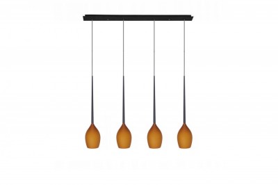 Lustra Izza 4 Amber, AZ1227