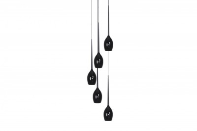 Lustra Izza 5 Negru, AZ0312