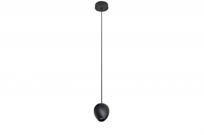 Lustra Ovum 1 Pendant Negru, AZ3095