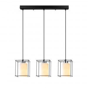 Lustra Swank 702-S1 Negru / Alb