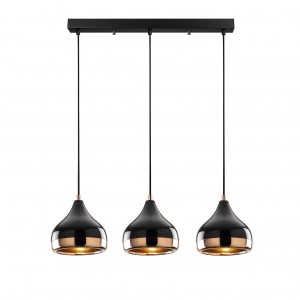 Lustra Yildo 6877 Negru / Cupru