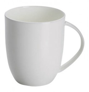 Set 6 Cani Cashmere Mug Alb, Portelan, 420 ml