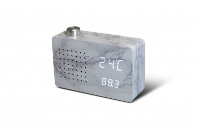 Ceas Radio Click Clock Marble