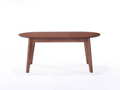 Masa de cafea din MDF si furnir Agnes Walnut, L120xl60xH47,5 cm