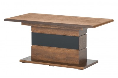 Masa de cafea, din lemn si furnir Bellis 41 Oak, L110xl60xH50 cm