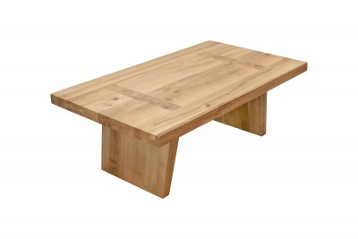 Masa de cafea din lemn de stejar salbatic Pantano Nobil Regular Stejar Bassano, L140xl80xH49 cm