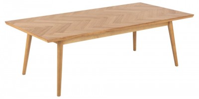 Masa de cafea din lemn si furnir, Dorney Stejar, L140xl70xH45 cm