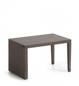 Masa de cafea din lemn, Spartan Maro Inchis, L65xl45xH40 cm