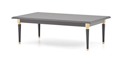 Masa de cafea din pal, Lorenta Antracit / Auriu, L115xl70xH38,7 cm