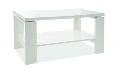Masa de cafea, din pal Pamelia Alb, L100xl55xH50 cm