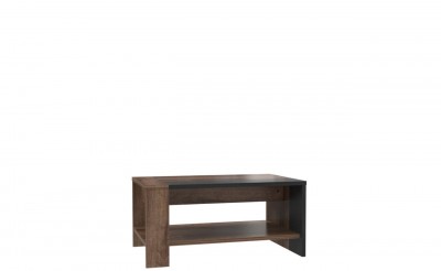 Masa de cafea, din pal Tala Stejar Noble Oak / Negru, L90xl55,2xH42,5 cm