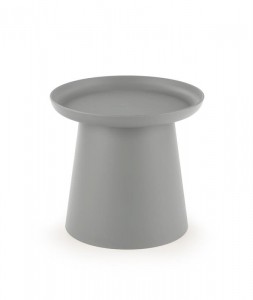 Masa de cafea din polipropilena, Aleksei Gri, Ø50xH46 cm