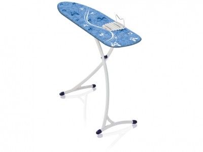 Masa de calcat cu cadru metalic, Air Board XL Ergo Albastru, L140xl38xH75-99 cm