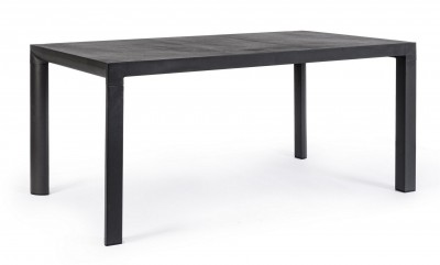 Masa de gradina / terasa din ceramica si metal, Mason Small Antracit, L160xl90xH74 cm