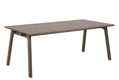 Masa din lemn si furnir de stejar Nordi Stejar, L200xl100xH75 cm