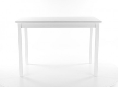 Masa din MDF si lemn, Fiora Large Alb, L110xl70xH74 cm