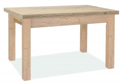 Masa extensibila de cafea, din pal Izadora Stejar Wotan, L62-124xl91xH60-78 cm