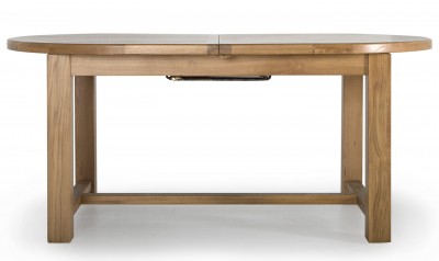 Masa extensibila din lemn de stejar si furnir Hampshire Oak, L180-220xl110xH77 cm