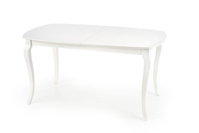 Masa extensibila din MDF si lemn, Alejandro Alb, L150-190xl90xH76 cm