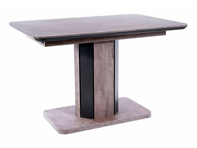 Masa extensibila din pal, Hellion Gri / Grafit, L120-160xl80xH75 cm