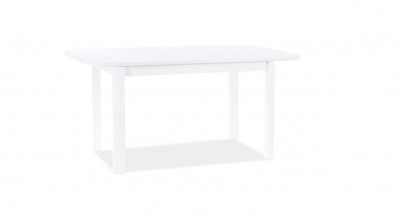 Masa extensibila din pal si MDF, Dillon II Small Alb, L105-140xl65xH75 cm