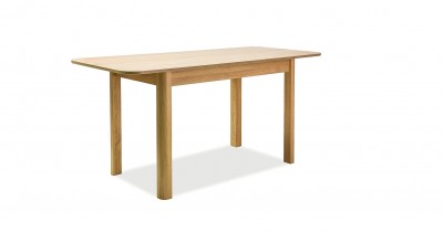 Masa extensibila din pal si MDF, Dillon II Stejar Wotan, L105-140xl65xH75 cm