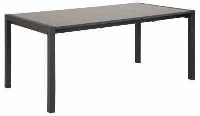 Masa extensibila din pal si metal Bicca Negru, L170-250xl90xH74 cm