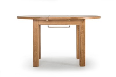 Masa extensibila din lemn de stejar si furnir Hampshire Oak, L107-140xl107xH77 cm