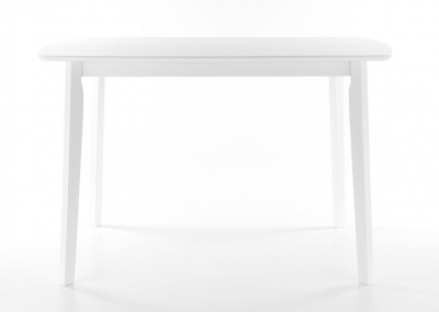 Masa alba din lemn masiv si MDF Ludowig, L120xl75xh75 cm