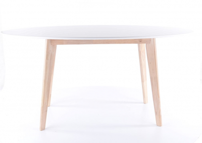 Masa din MDF si lemn masiv Monata, L160xl90xh75 cm