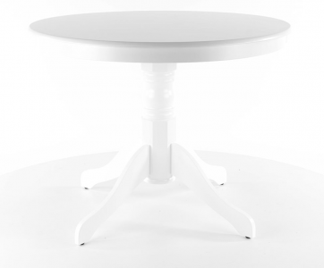 Masa rotunda Wilney alba, Ø100xh75 cm